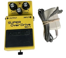 Pedal de efeito de guitarra Boss SD-1 Super Overdrive amarelo nível tom drive comprar usado  Enviando para Brazil