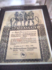 Alter meisterbrief friseur gebraucht kaufen  Kranichfeld