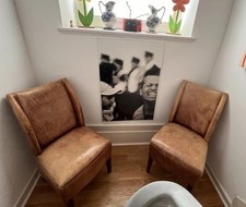 Vintage ledersessel esszimmers gebraucht kaufen  Neuss