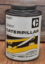 Lata de cimento publicitária vintage Caterpillar Tractor Co Peoria IL comprar usado  Enviando para Brazil