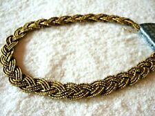 Collier perles tressees d'occasion  Brétigny-sur-Orge