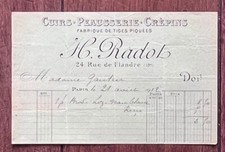 Lettre facture tête d'occasion  Paris XVIII