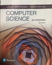 Computer Science An Overview What's New in Computer Science 13th Ed. Brookshear, usado comprar usado  Enviando para Brazil