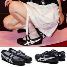 Sapato Ballerina Flats Patou X Onitsuka Tiger México 66 2025 Mary Jane preto/branco comprar usado  Enviando para Brazil