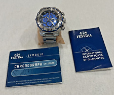 Relógio de pulso masculino FESTINA Chrono Bike 16599 resistente à água até 100 metros comprar usado  Enviando para Brazil