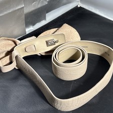 Cinto de couro Belgo Lux feminino tamanho S marrom largo comprar usado  Enviando para Brazil