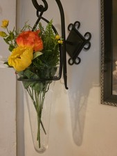 wrought iron glass vase for sale  Columbia