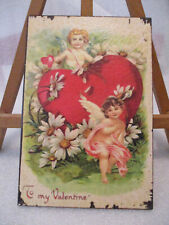 Valentine plaque métal d'occasion  Étaples