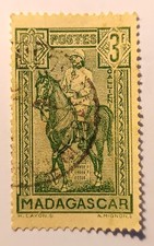 Lots timbres madagascar d'occasion  Laventie