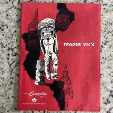 Vintage 1959 Trader Vic’s Tiki Bar Restaurante Menu Denver CO Hotel Cosmopolita, usado comprar usado Vintage 1959 Trader Vic’s Tiki Bar Restaurante Menu Denver CO Hotel Cosmopolita, usado comprar usado  Enviando para Brazil
