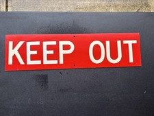 Keep metal sign for sale  Temple