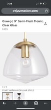 Rejuvenation semi flush for sale  Roswell