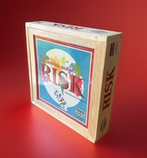 Jogo de tabuleiro Risk Continental Nostalgia Edition Parker Brothers caixa de madeira comprar usado  Enviando para Brazil