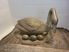 Vintage brass swan for sale  Parkston
