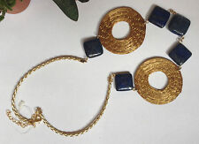 COLLANA-NECKLACE-HALSKETTE Capim Dourado con pietre estrela/star stone C09 comprar usado  Enviando para Brazil