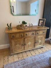 Solid wood sideboard for sale  BETCHWORTH