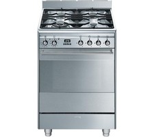 Smeg cooker stainless for sale  WIGSTON