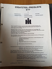 Rig ihc ersatzteilliste gebraucht kaufen  Spraitbach