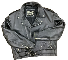 Black leather motorcycle for sale  Milton