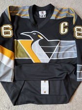 Camiseta Starter Pittsburgh Penguins Jagr Robo Pen Gradiente Preta Alternativa 54 comprar usado  Enviando para Brazil