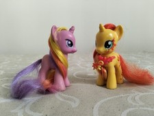 My Little Pony Rainbow Flash G4 And Sunset Shimmer Brushable Hasbro FIM comprar usado  Enviando para Brazil