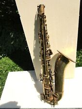 SAXOFONE TENOR PARE, FEITO POR ORSI, iTALY, DANOS NO PESCOÇO, PEÇAS, RESTAURAÇÃO, "COMO ESTÁ" comprar usado  Enviando para Brazil