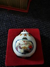 Hutschenreuther Porzellan Mini Kugel ball Jahreskugel 1996 Weihnachtsbäckerei, usado comprar usado  Enviando para Brazil