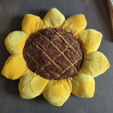 Conjunto de 2 almofadas de girassol travesseiros de assento de quarto infantil brinquedos fofos de pelúcia comprar usado  Enviando para Brazil