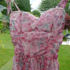 Sommerkleid corsage rosa gebraucht kaufen  Waibstadt
