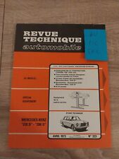 Revue technique mercedes d'occasion  Avignon