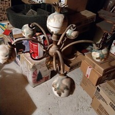 Lampadario luci ceramica usato  Roccaforte Mondovi