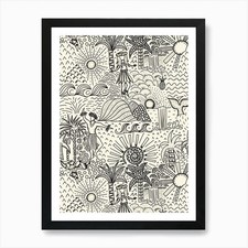 Hawaiian toile polynesian d'occasion  Expédié en Belgium
