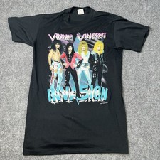 Usado, Camiseta vintage 1986 Vinnie Vincent Invasion Tour anos 80 banda concerto beijo década de 1980 comprar usado  Enviando para Brazil