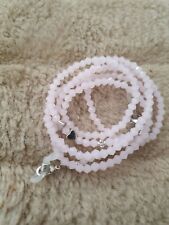 Rosa kristalle brillenkette gebraucht kaufen  Ismaning