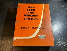 1966 Ford Truck & Mercury Truck Shop Manual Canadá M-100 F-100 F-250 F-350 4x4 comprar usado 1966 Ford Truck & Mercury Truck Shop Manual Canadá M-100 F-100 F-250 F-350 4x4 comprar usado  Enviando para Brazil