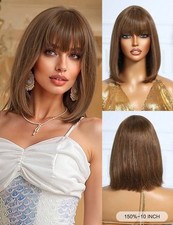 Perruque naturelle courte d'occasion  Artix
