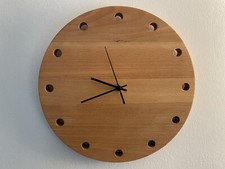 Wanduhr holz buche gebraucht kaufen  Litzendorf