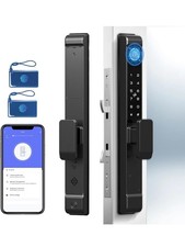 Fechadura inteligente de porta deslizante eLinkSmart fechadura de porta de vidro fina com gancho comprar usado  Enviando para Brazil
