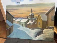 Antikes gemälde winterlandsch gebraucht kaufen  Calberlah