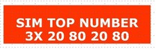Sim card numero usato  Roma