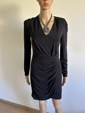 Robe noire drapée d'occasion  Void-Vacon