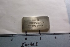 HOOVER & STRONG VINTAGE DÉCADA DE 1980 COMERCIAL 999 BARRA DE PRATA SUPER RARA HER6O comprar usado  Enviando para Brazil