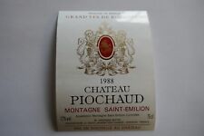 étiquette ancienne 1988 d'occasion  Biganos