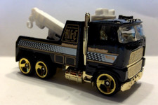 Caminhão de reboque Hot Wheels Rig Wrecker M&C Powershift garagem 1998 preto/dourado em escala 1/64 - comprar usado  Enviando para Brazil
