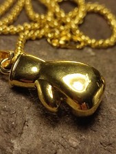 Halskette boxhandschuh gold gebraucht kaufen  Weida