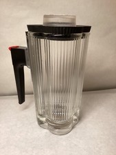 Jarro liquidificador Waring antigo - com tampa de vidro com nervuras frasco trevo de 4 folhas 4 xícaras 32 oz comprar usado  Enviando para Brazil