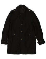 Sobretudo masculino CALVIN KLEIN JEANS Reino Unido 38 preto médio BK03, usado comprar usado  Enviando para Brazil