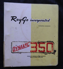 1960's Ray-Go "dynamic 350" Rodillo Compactador Fábrica Servicio Manual W/ Faja, usado comprar usado  Enviando para Brazil