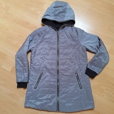Longjacke grau fleece gebraucht kaufen  Groß Kreutz