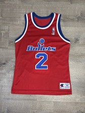 Camiseta Vintage Anos 90 Champion Washington Bullets Chris Webber #2 Tamanho 40, usado comprar usado Camiseta Vintage Anos 90 Champion Washington Bullets Chris Webber #2 Tamanho 40, usado comprar usado  Enviando para Brazil
